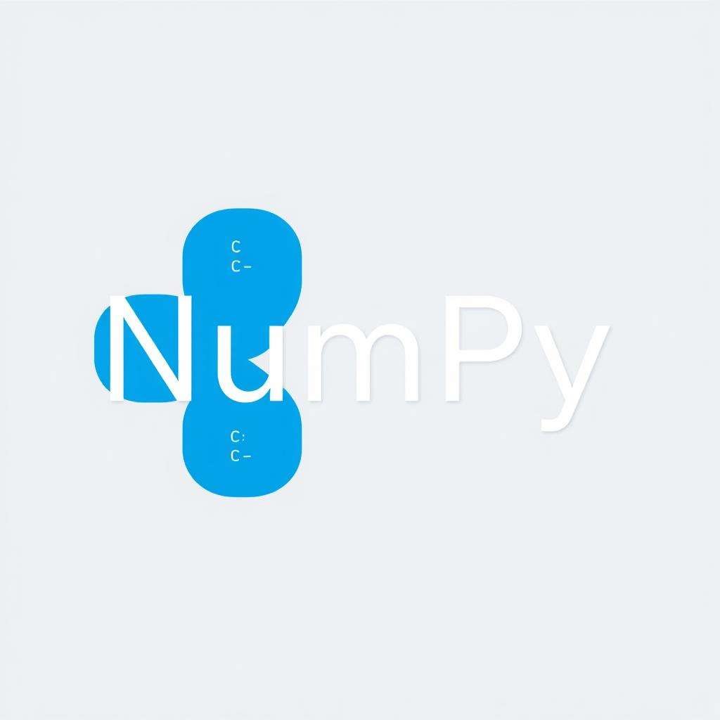 NumPy library visualization showing mathematical operations for Python data science